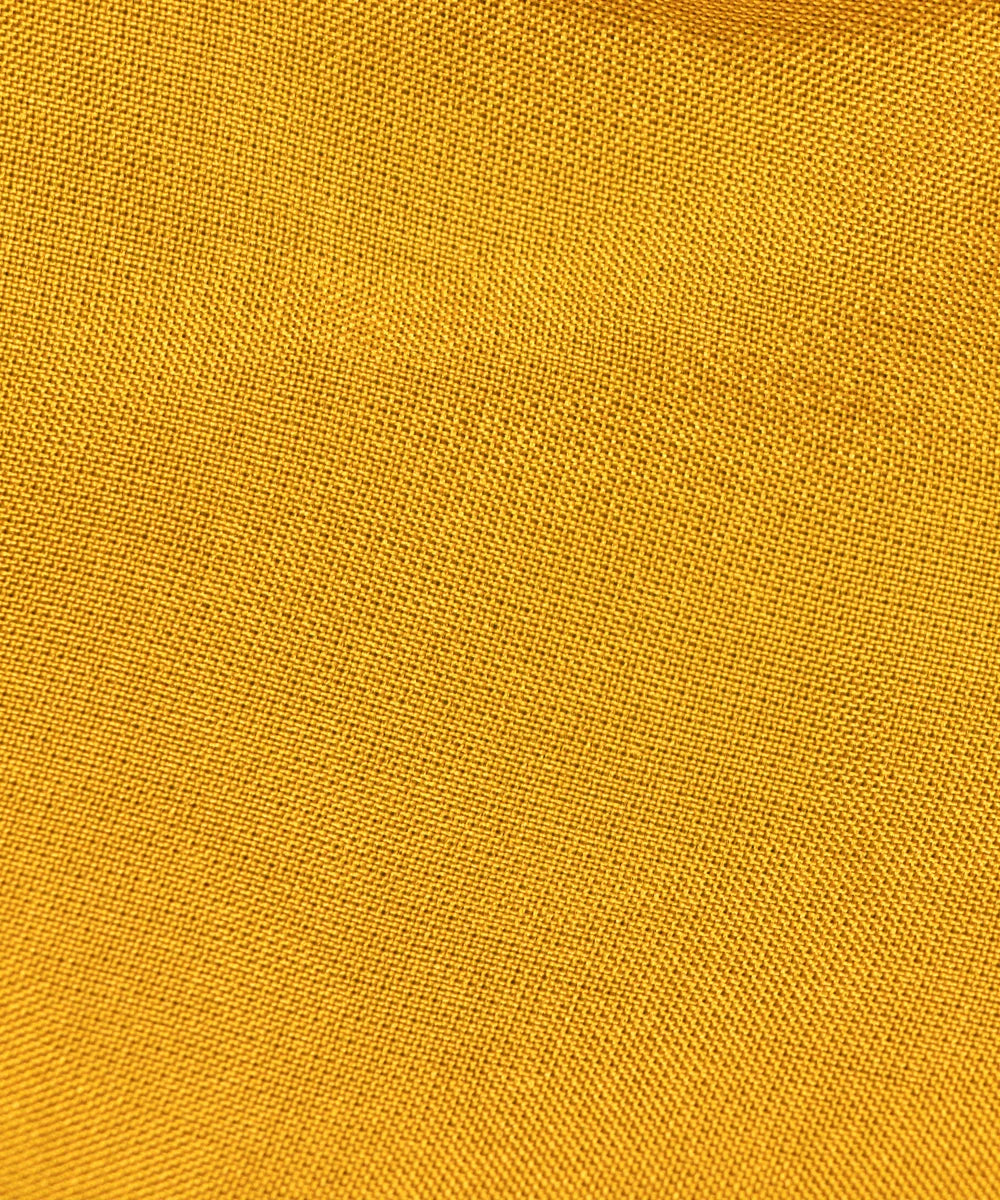 Yellow Plain Uppada Silk Fabric