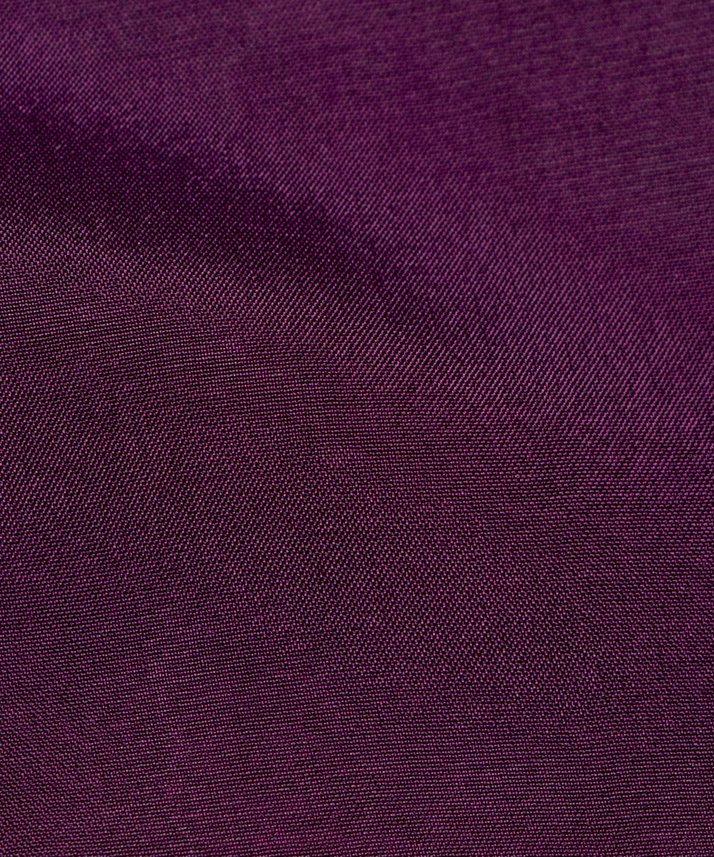 Wine Plain Uppada Silk Fabric