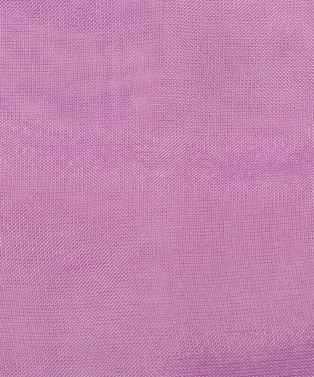 Pastel Lavender Plain Uppada Silk Fabric
