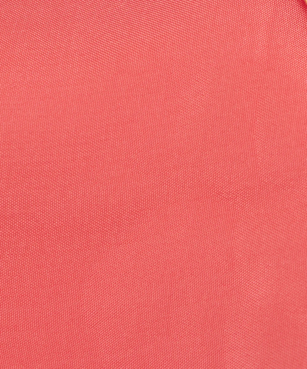 Peach Plain Uppada Silk Fabric