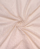 Off White Cutwork Cotton Hakoba Fabric