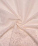 Off White Cutwork Cotton Hakoba Fabric