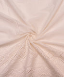 Off White Cutwork Cotton Hakoba Fabric