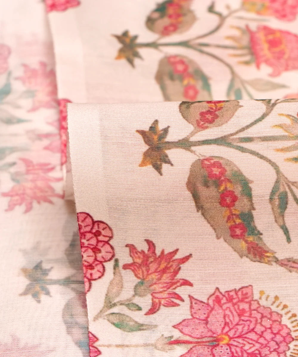 Best Printed Chanderi Fabric Fabric Dekho