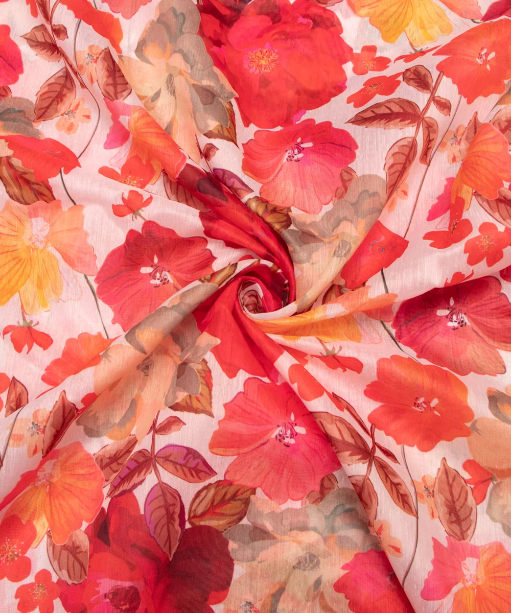 Best Printed Chanderi Fabric Fabric Dekho