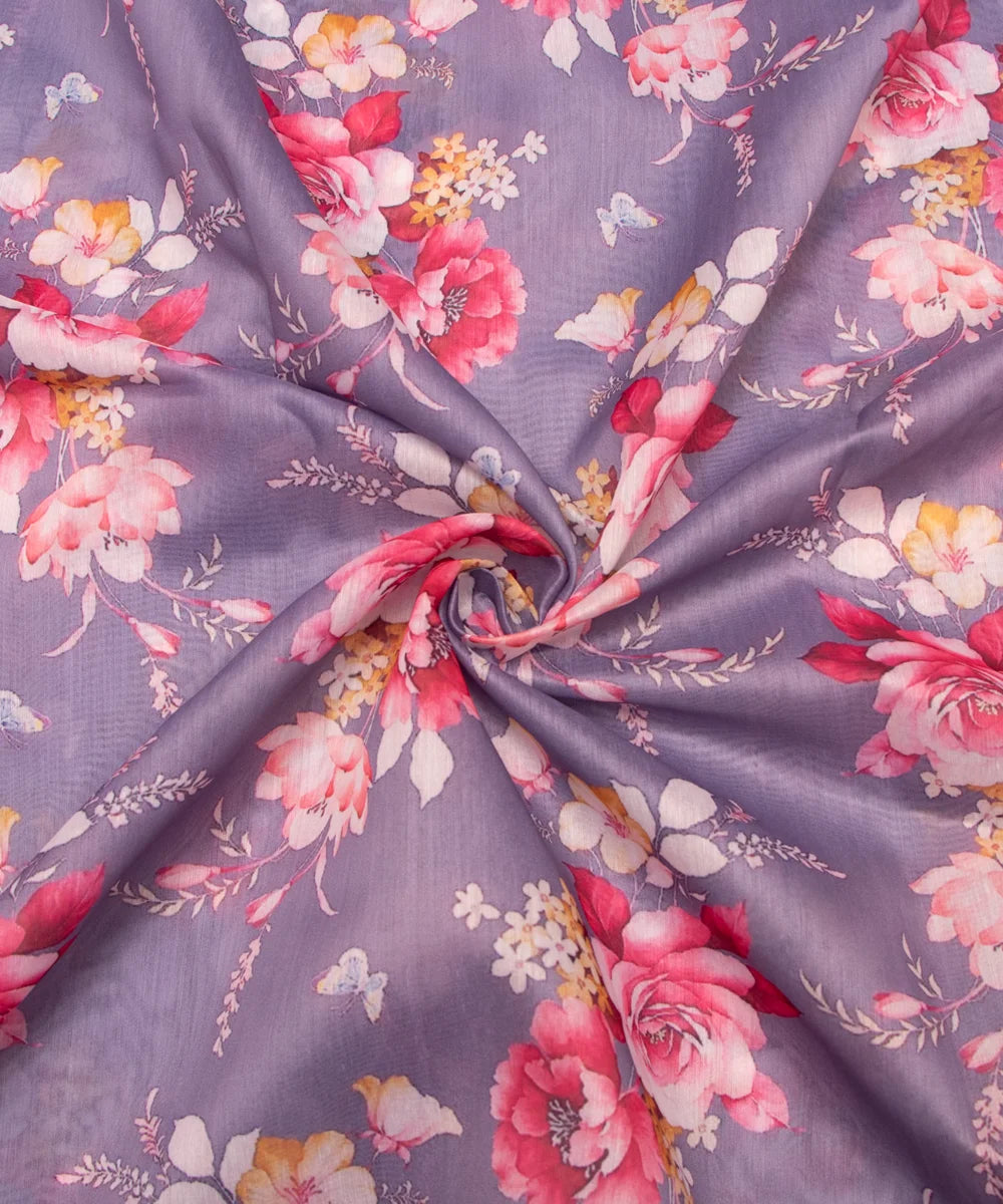 Best Printed Chanderi Fabric Fabric Dekho