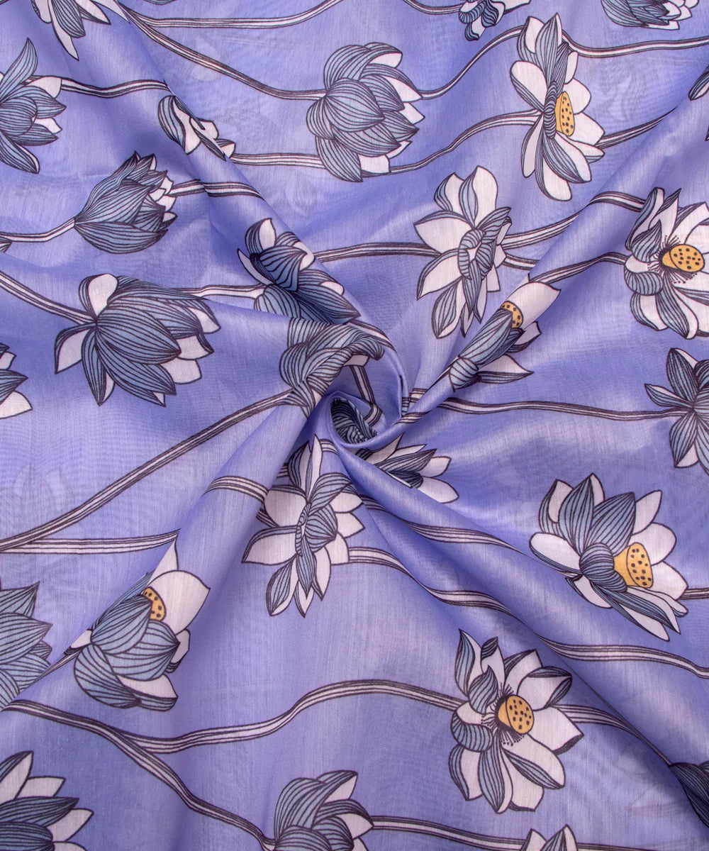 Best Printed Chanderi Fabric Fabric Dekho