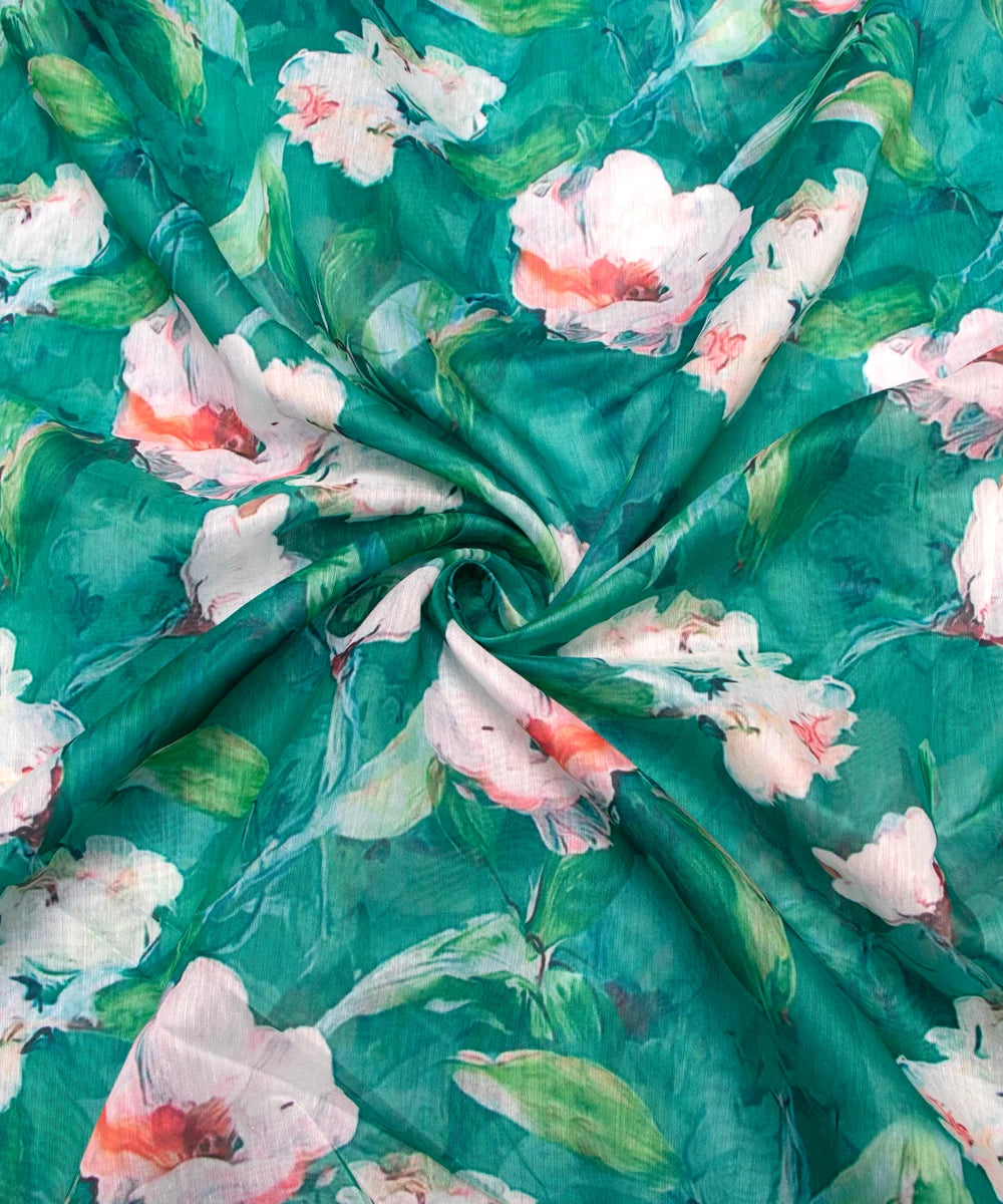 Best Printed Chanderi Fabric Fabric Dekho