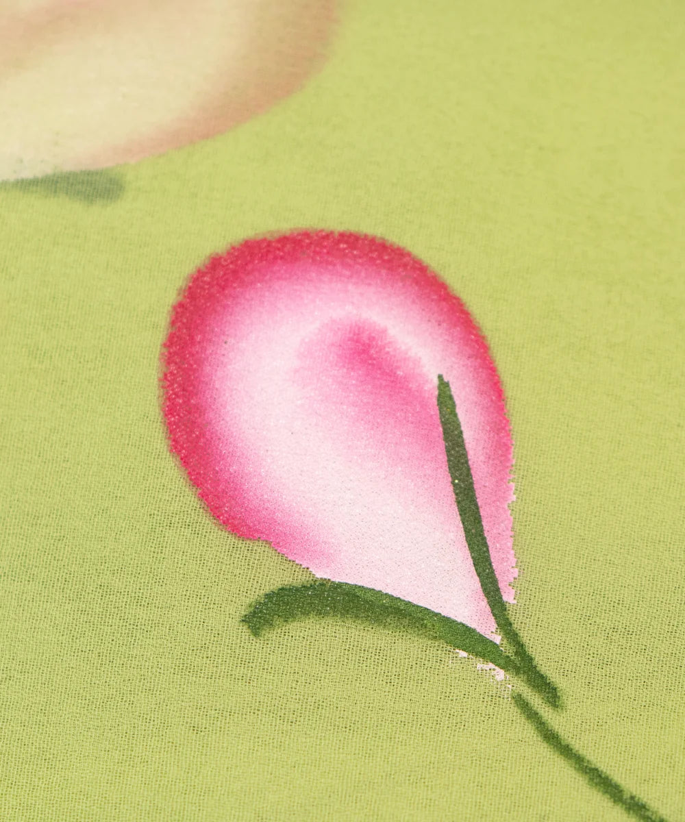 Hand Paint Saree Fabric