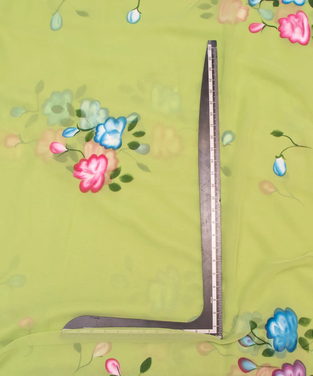 Hand Paint Saree Fabric