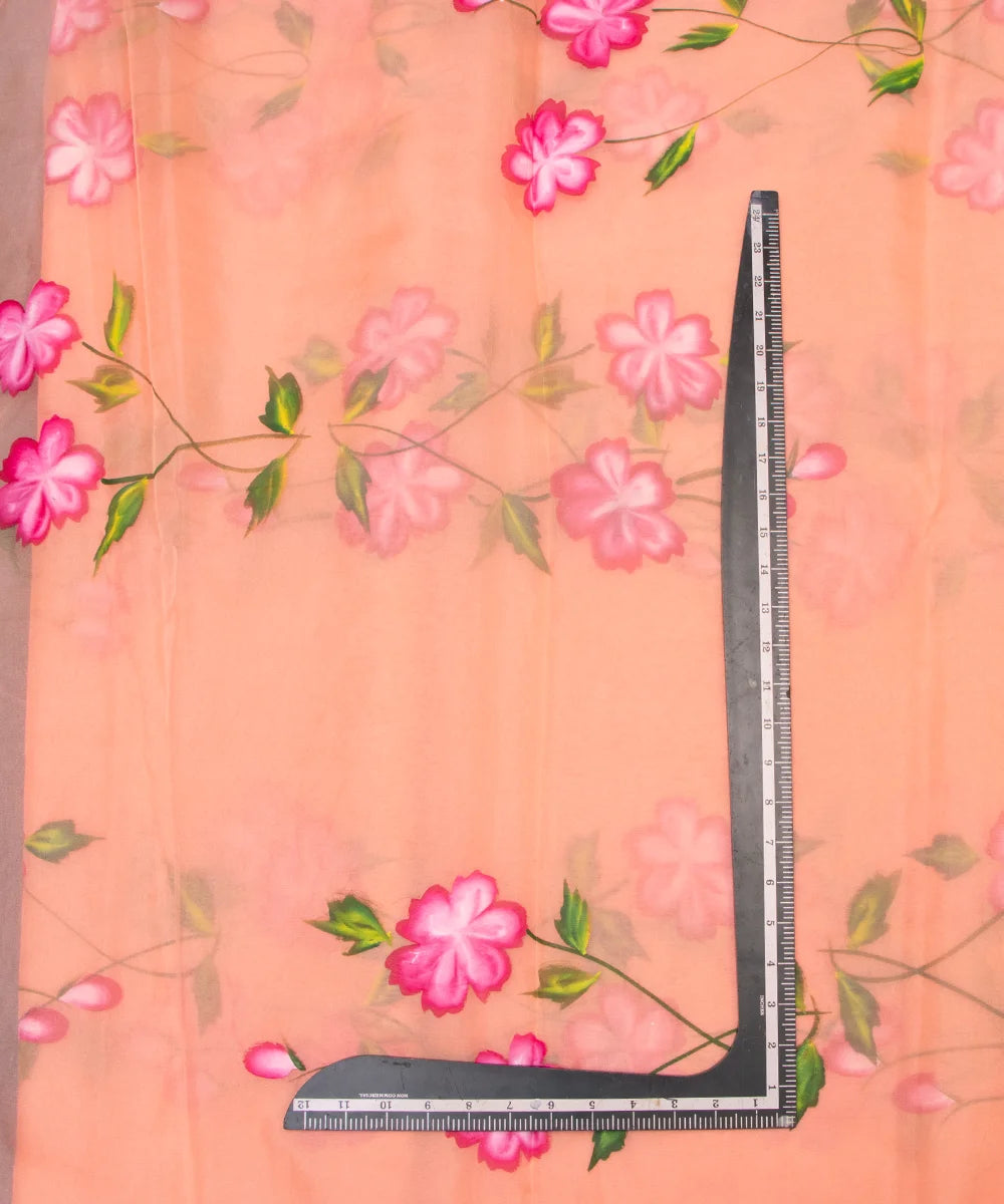 Buy Hand Painting Organza Fabric Online