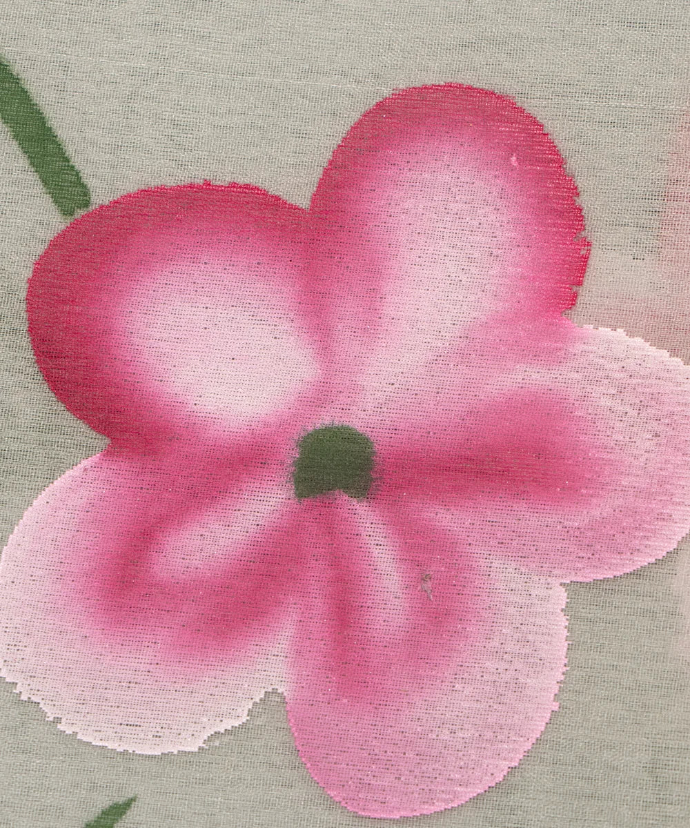 Buy Hand Painting Organza Fabric Online