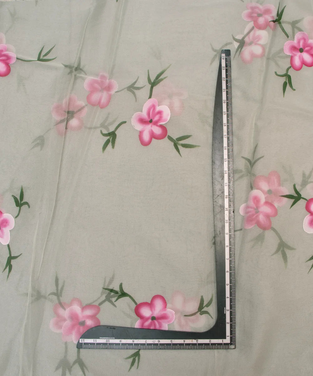 Buy Hand Painting Organza Fabric Online