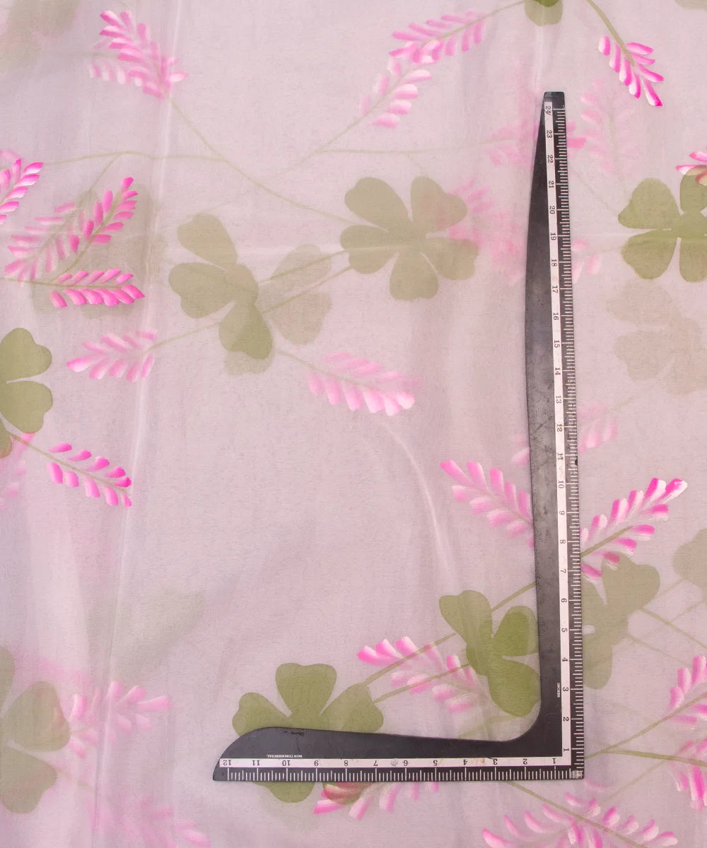 Buy Hand Painting Organza Fabric Online