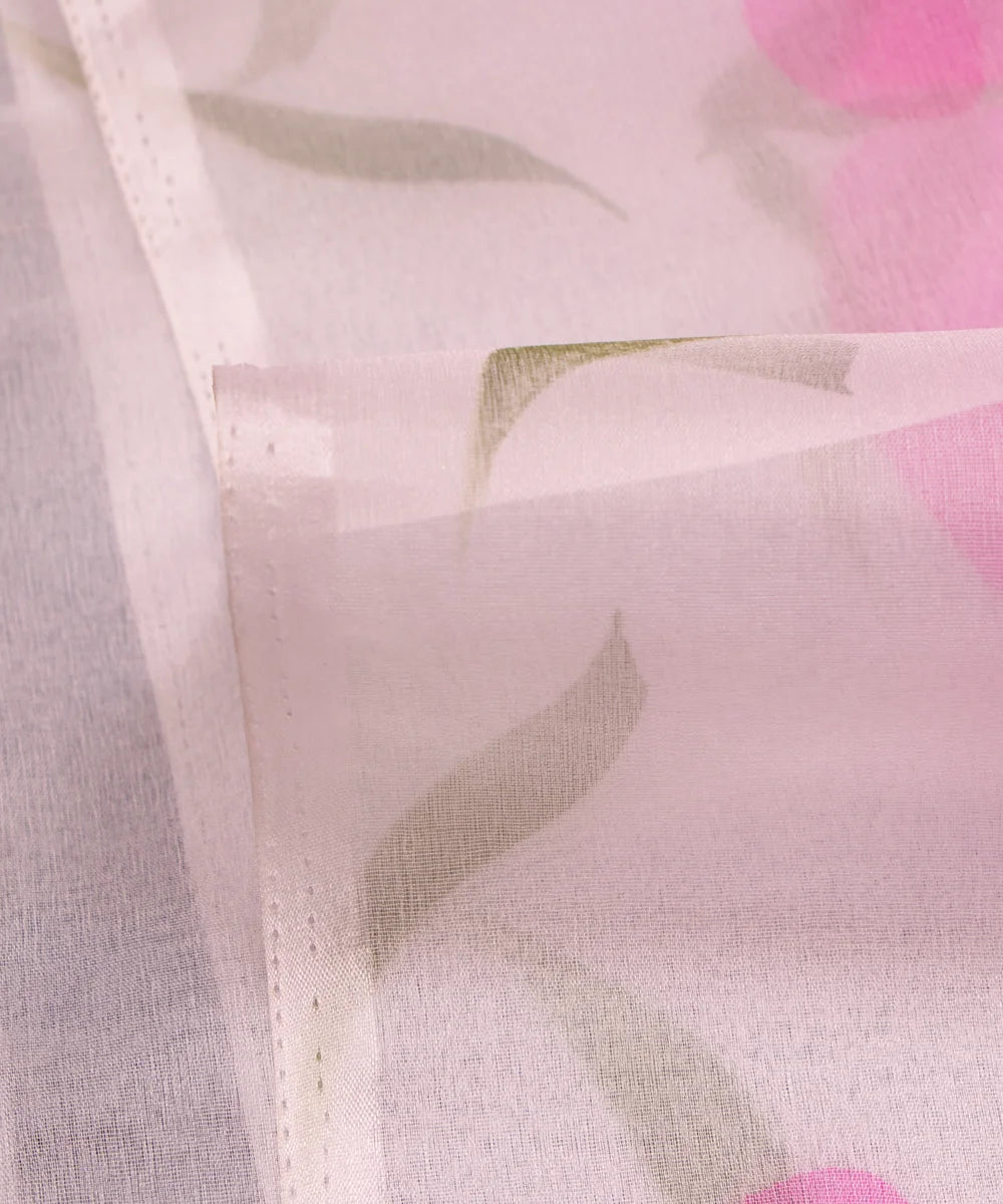 Buy Hand Painting Organza Fabric Online