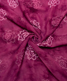 Mauve Bandhani Print Georgette Fabric