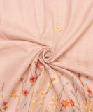 Oat Floral Embroidery Cotton Linen Fabric