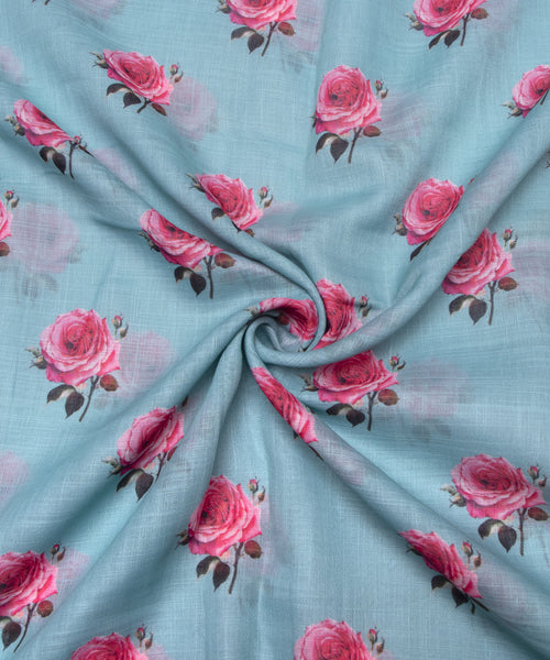 Printed Cotton Linen Fabric Online India