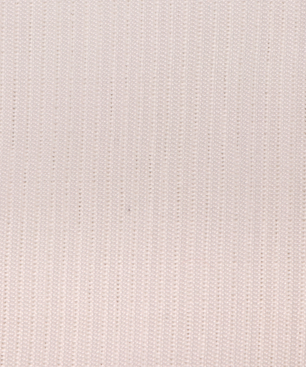 White Colour Plain Rib Hosiery Fabric