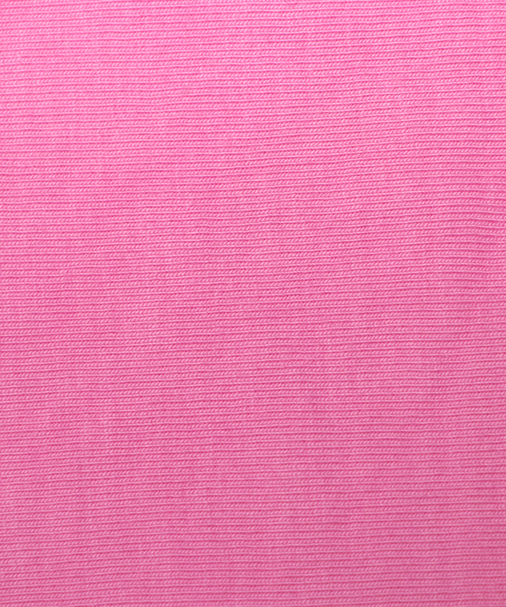Pink Colour Plain Hosiery Fabric