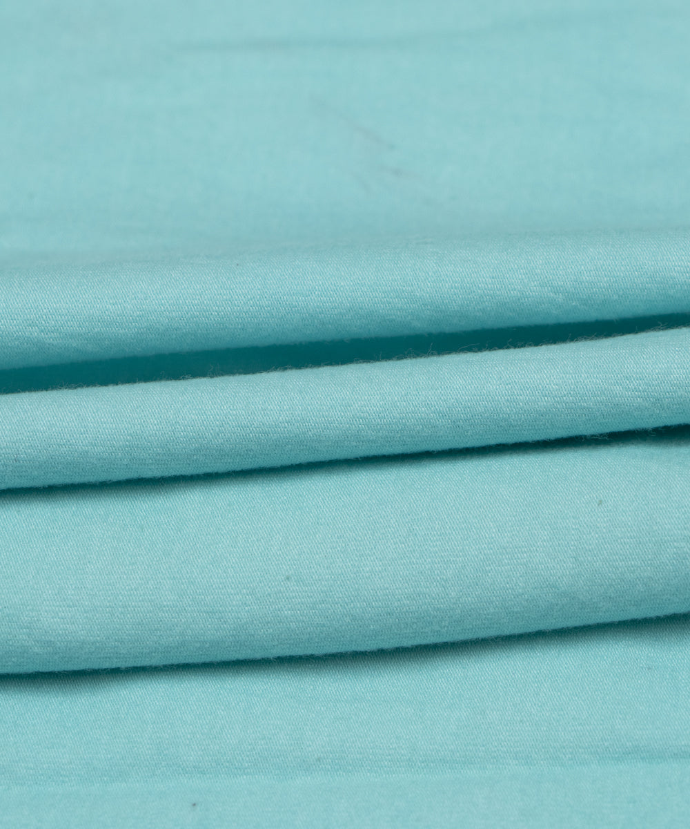 Light Blue Colour Plain Hosiery Fabric