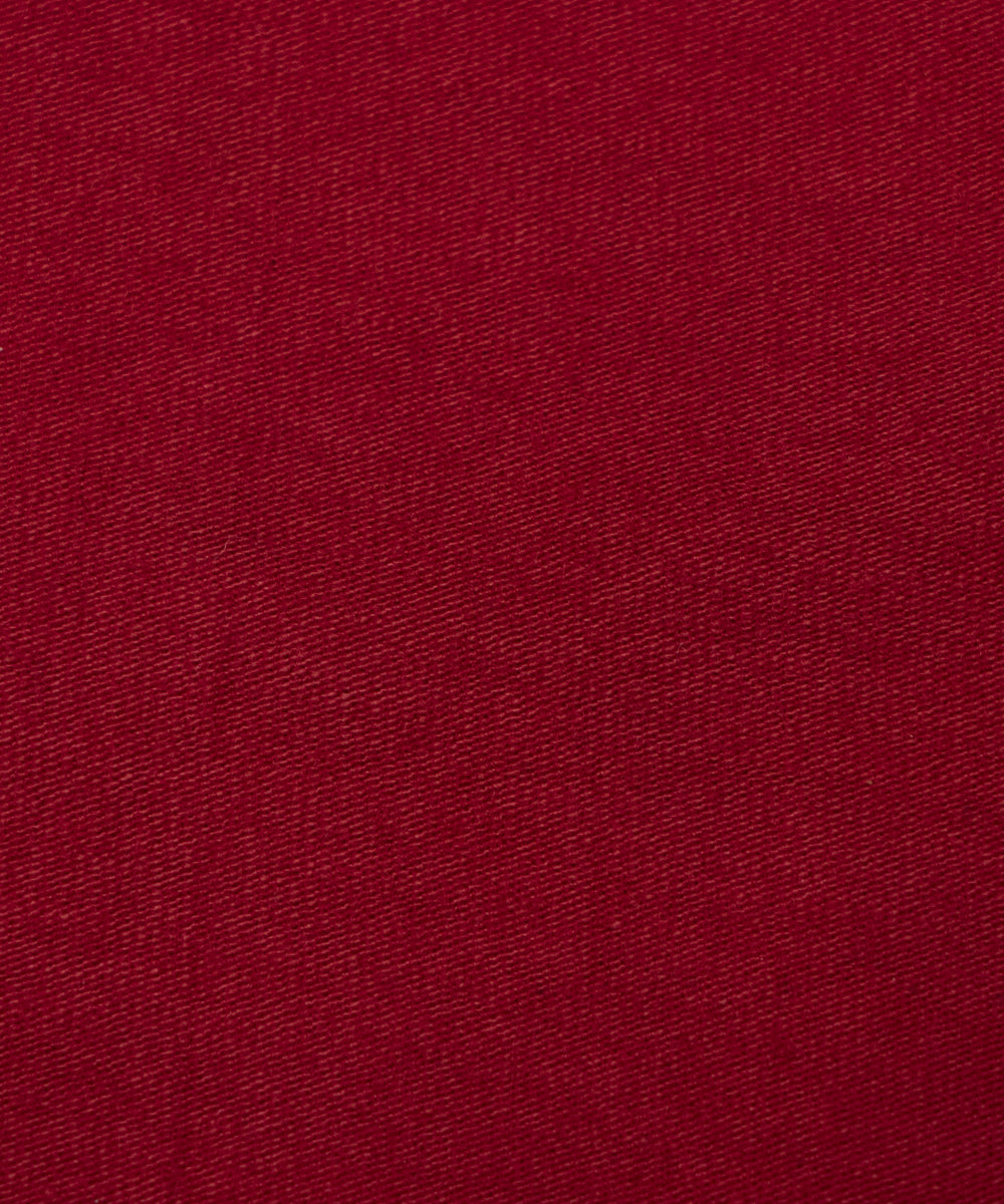 Maroon Colour Plain Hosiery Fabric
