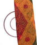 Multi Colour Bandhani Print Georgette Fabric