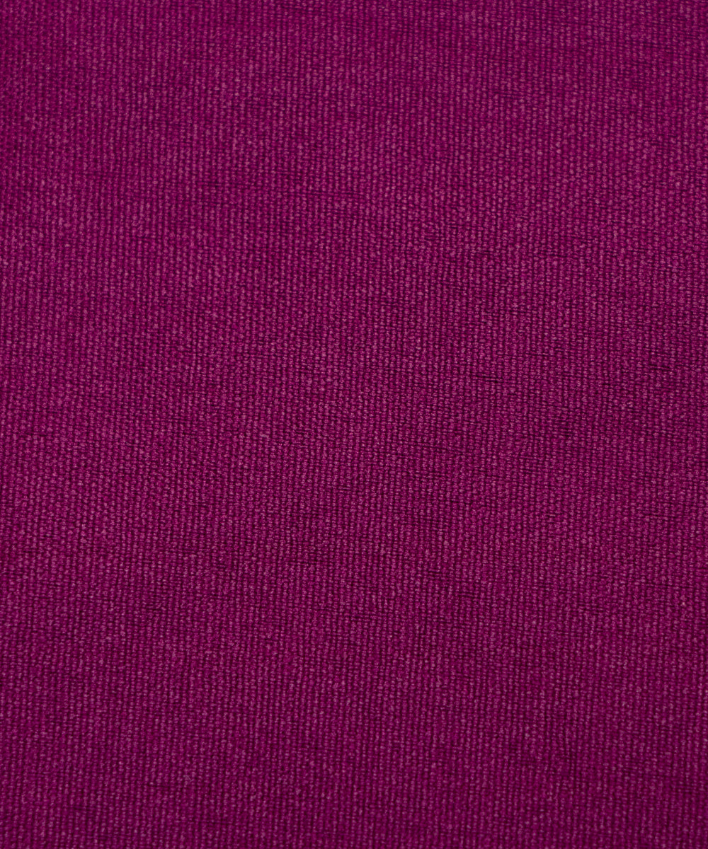 Wine Colour Plain Crepe Fabric