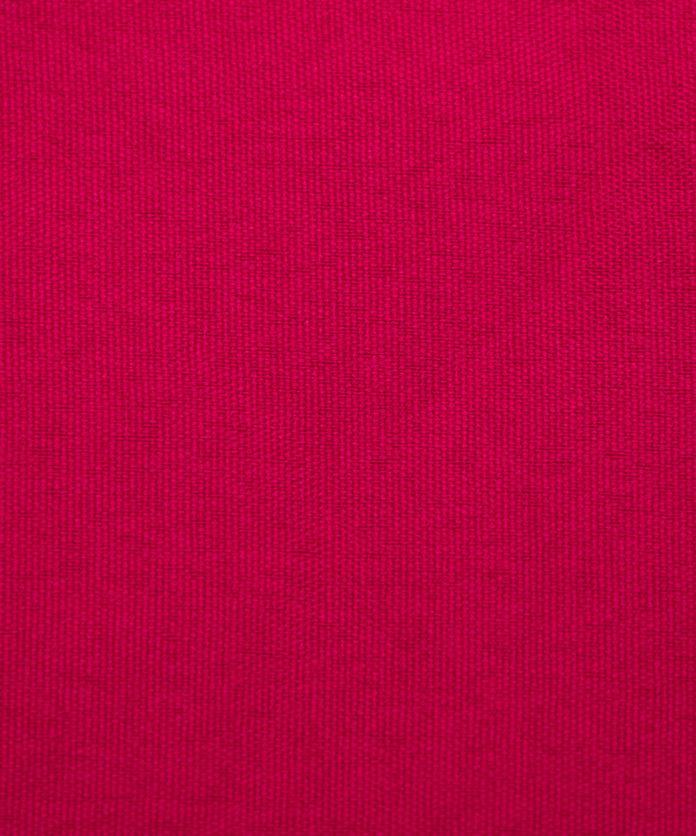 Magenta Colour Plain Crepe Fabric