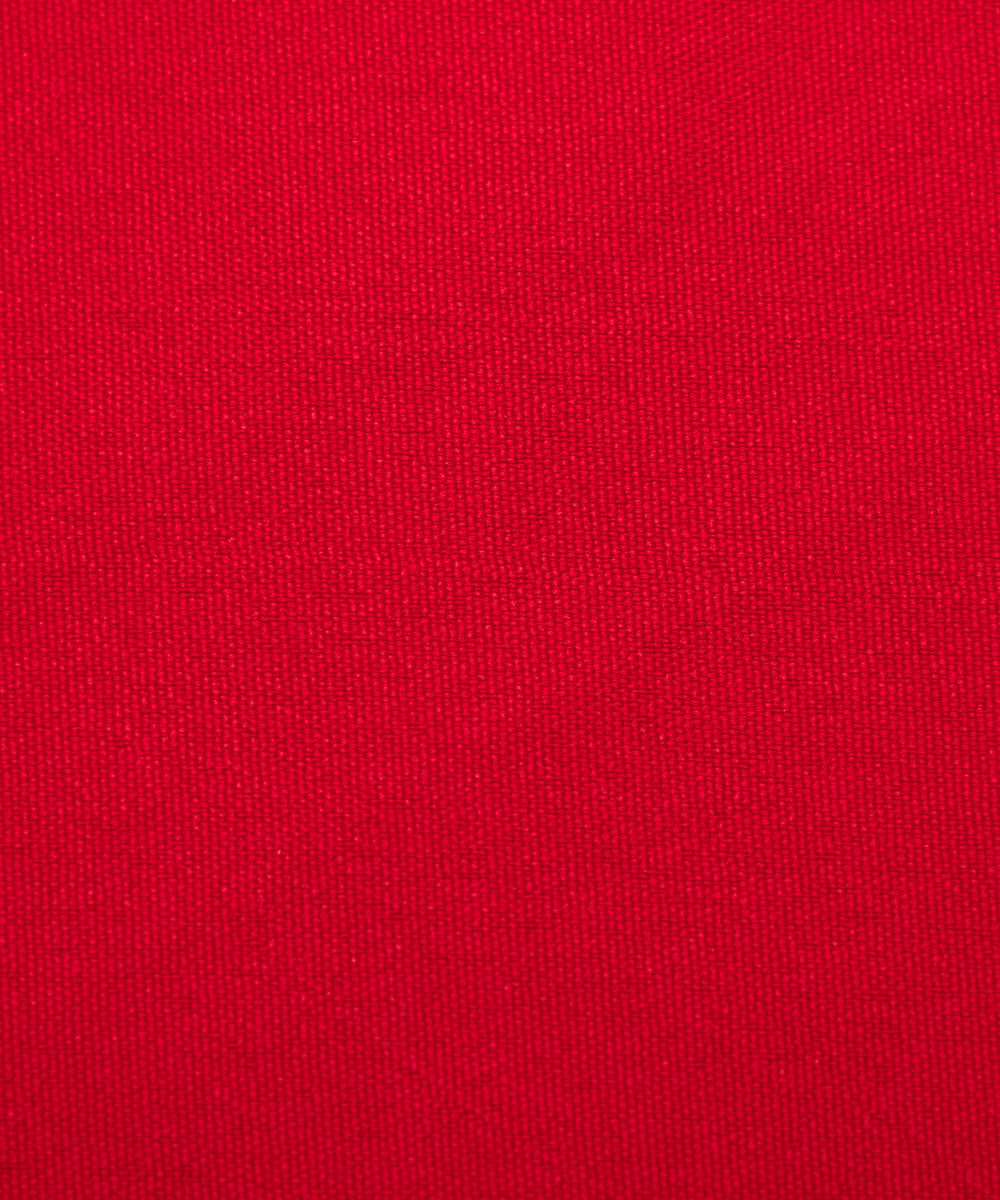 Red Colour Plain Crepe Fabric
