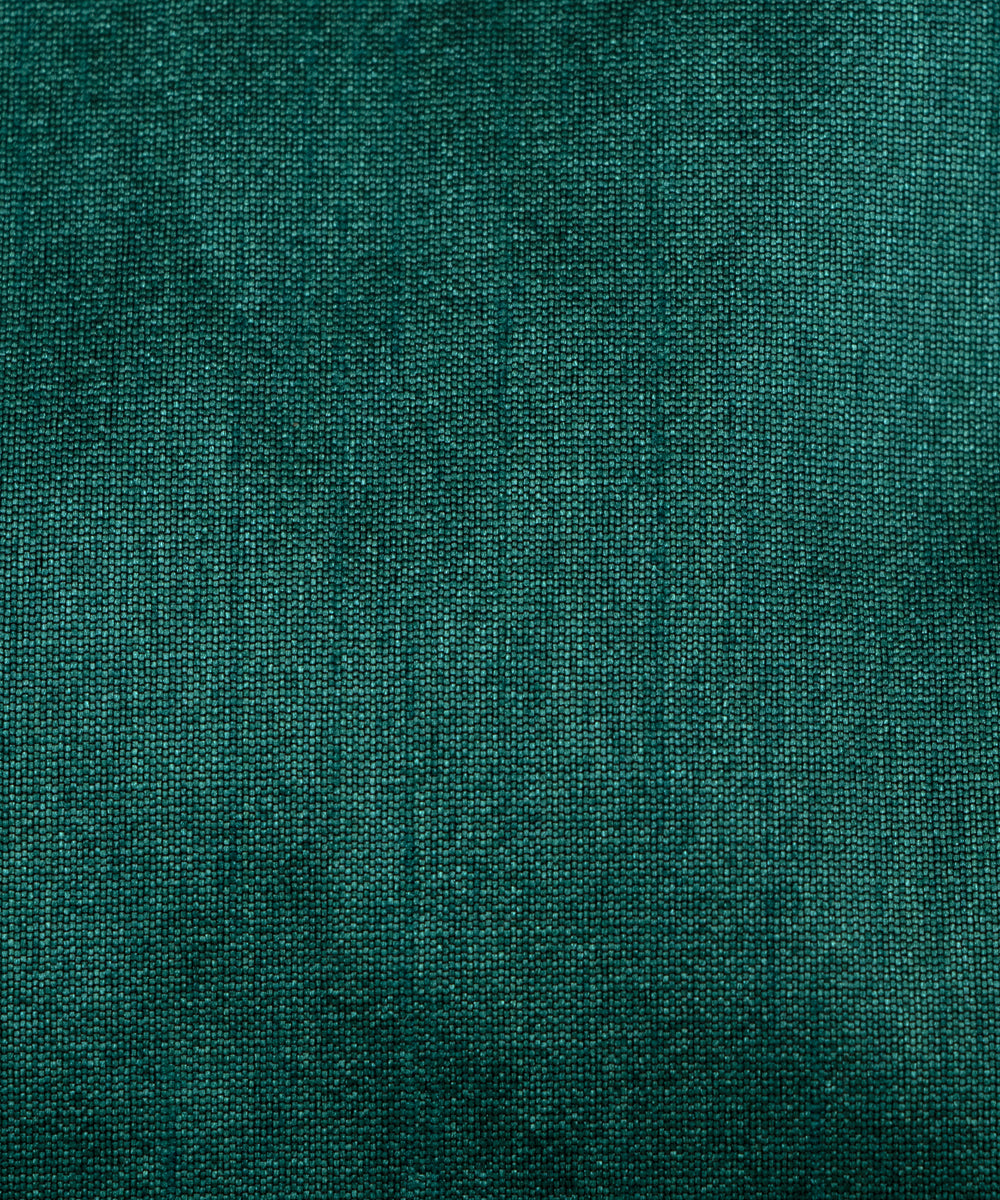 Tuquoise Colour Plain Raw Silk Fabric