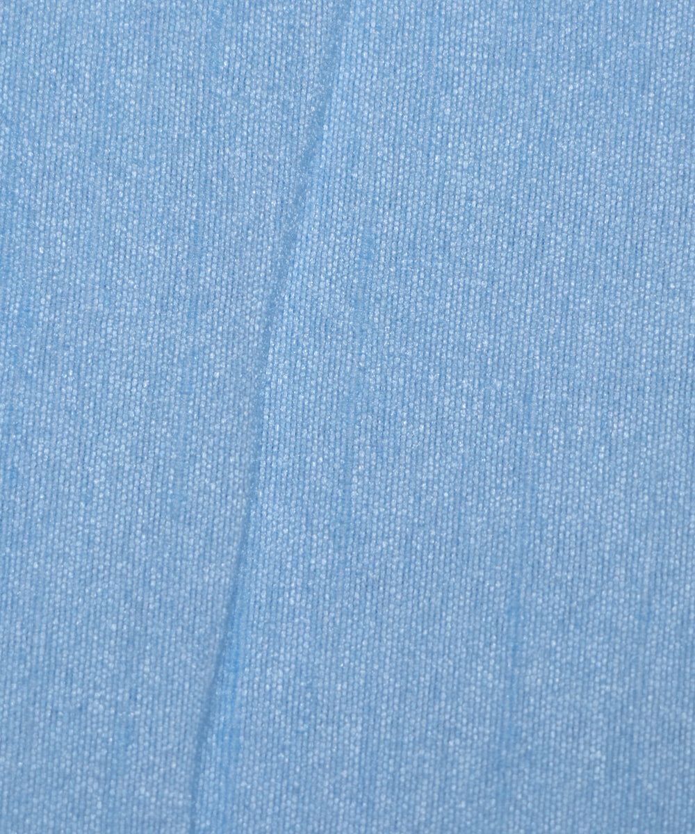 Light Blue Colour Plain Raw Silk Fabric