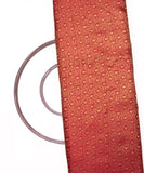 Maroon Colour Flower Design Brocade Silk Fabric