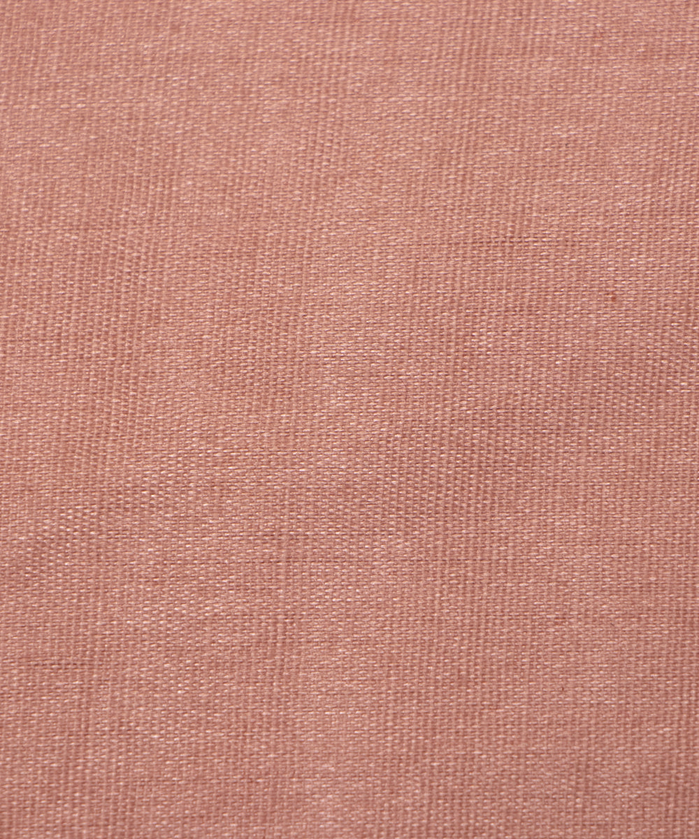 Peach Colour Plain Santoon Fabric