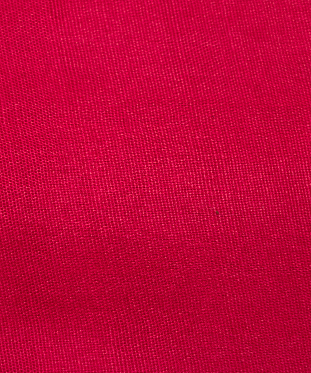 Amaranth Red Colour Plain Santoon Fabric