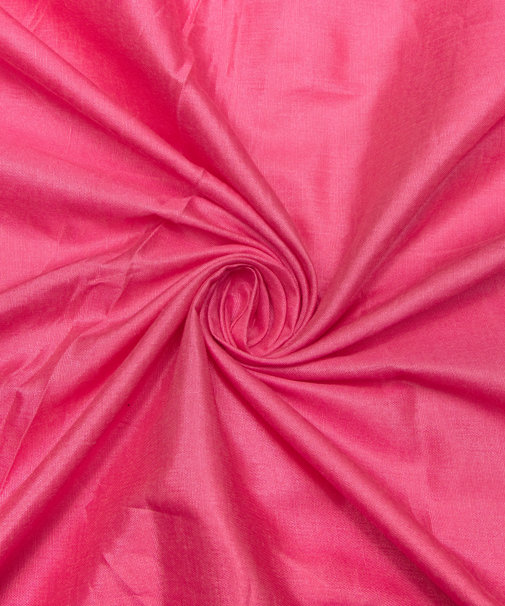 Pink Colour Plain Santoon Fabric