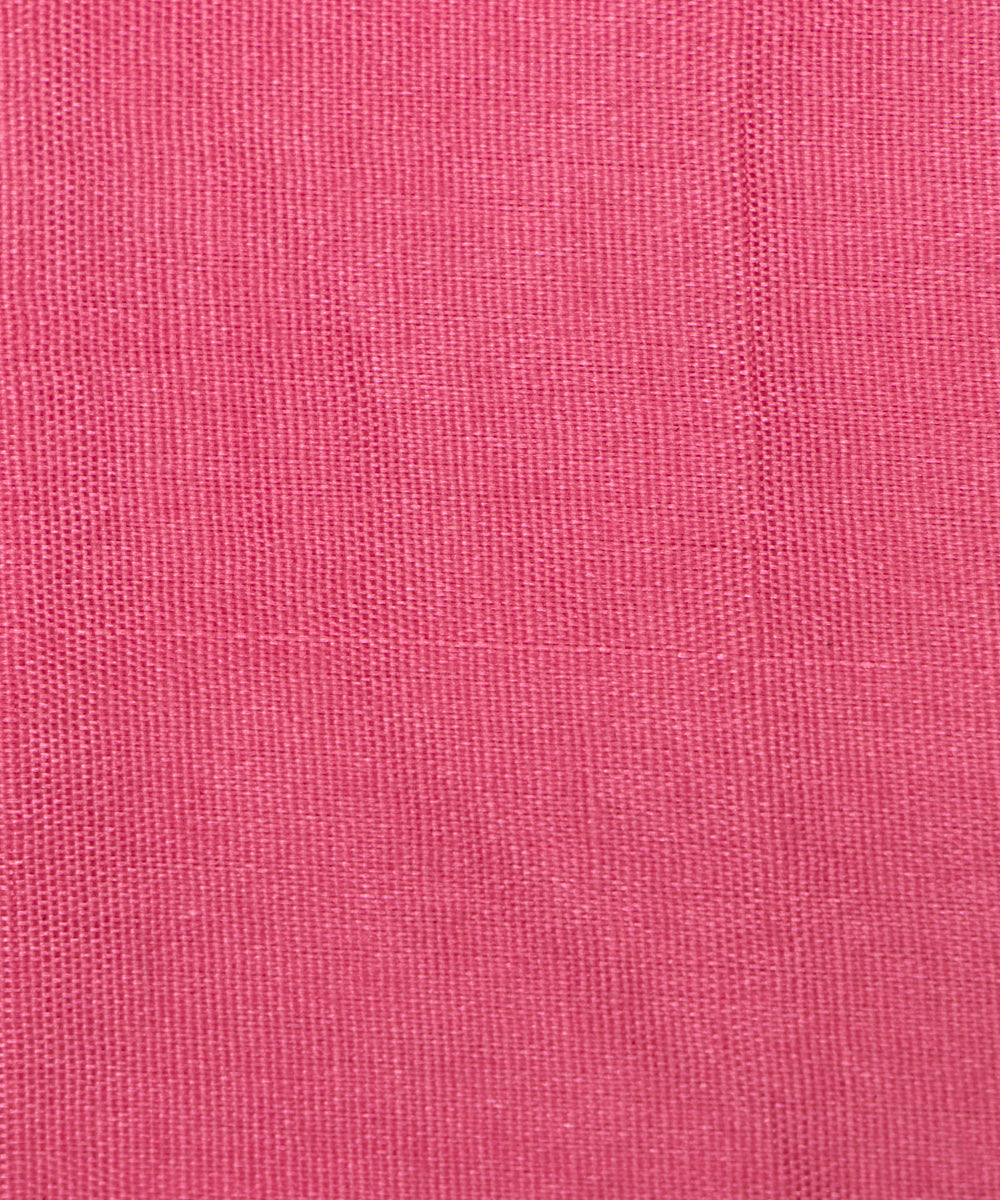Pink Colour Plain Santoon Fabric