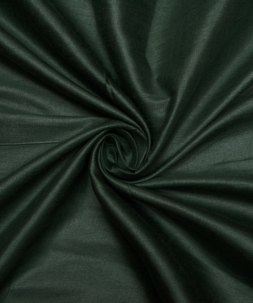 Dark Green Colour Plain Santoon Fabric