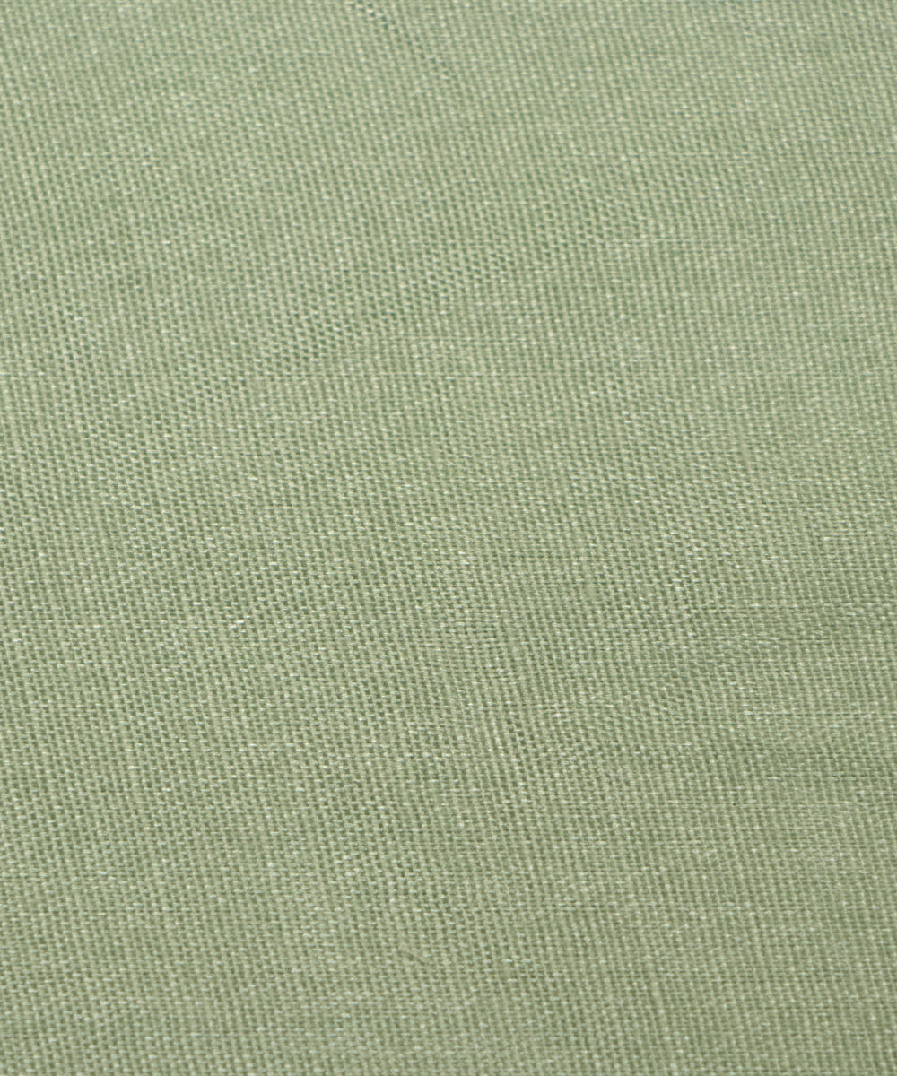 Cardamom Green Colour Plain Santoon Fabric