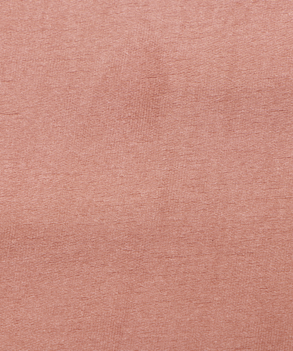 Peach Colour Plain Satin Fabric