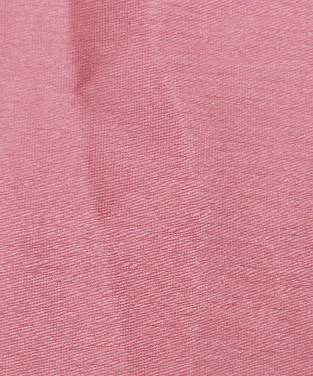 Peach Pink Colour Plain Satin Fabric