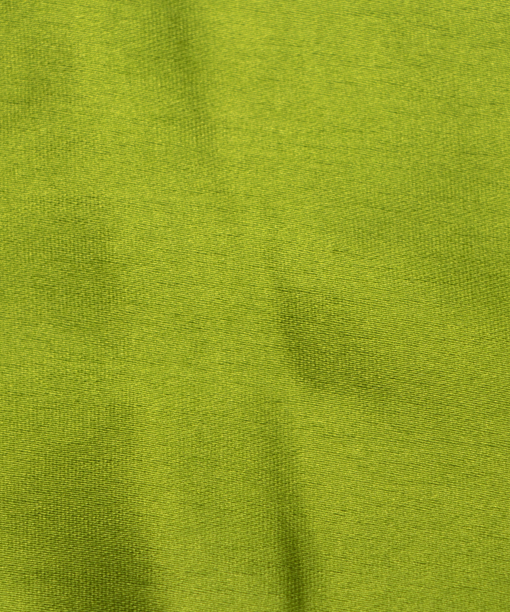 Kelly Green Colour Plain Satin Fabric