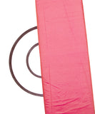 Pink Yellow Colour Two Tone Plain Paper Silk Fabric