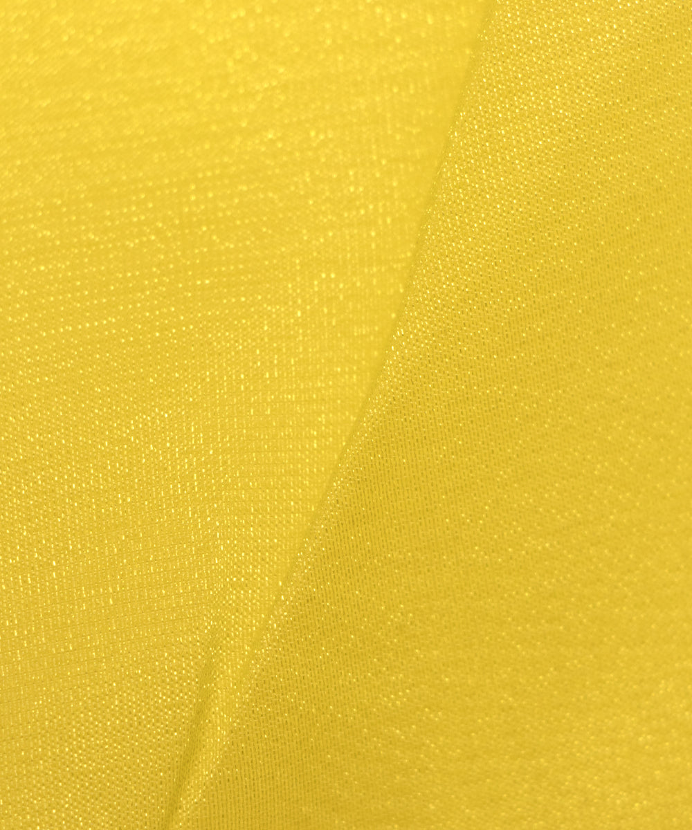 Neon Yellow Colour Plain Tissue Organza Fabric