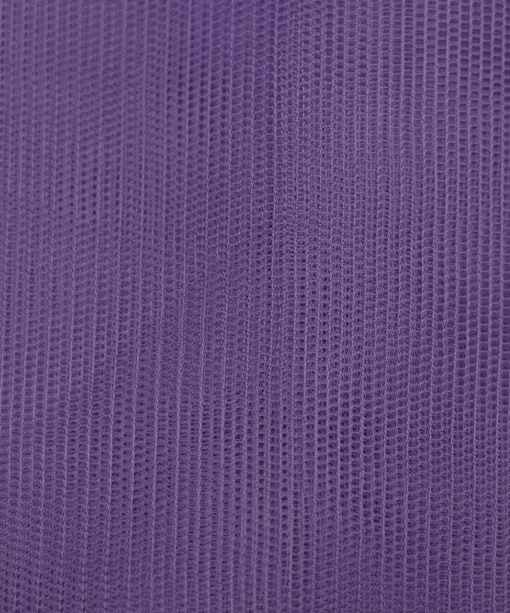 Lavender Colour Plain Net Fabric