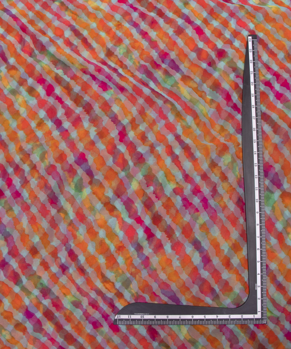 Georgette Lehariya Fabric FabricDekho