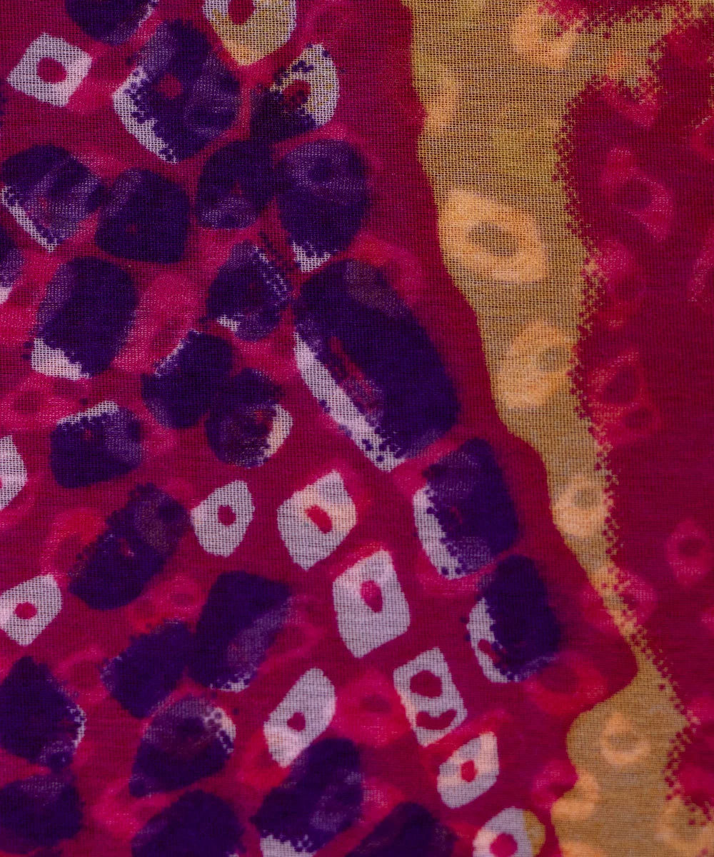 printed georgette saree fabric material