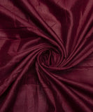 Maroon Colour Plain Santoon Fabric