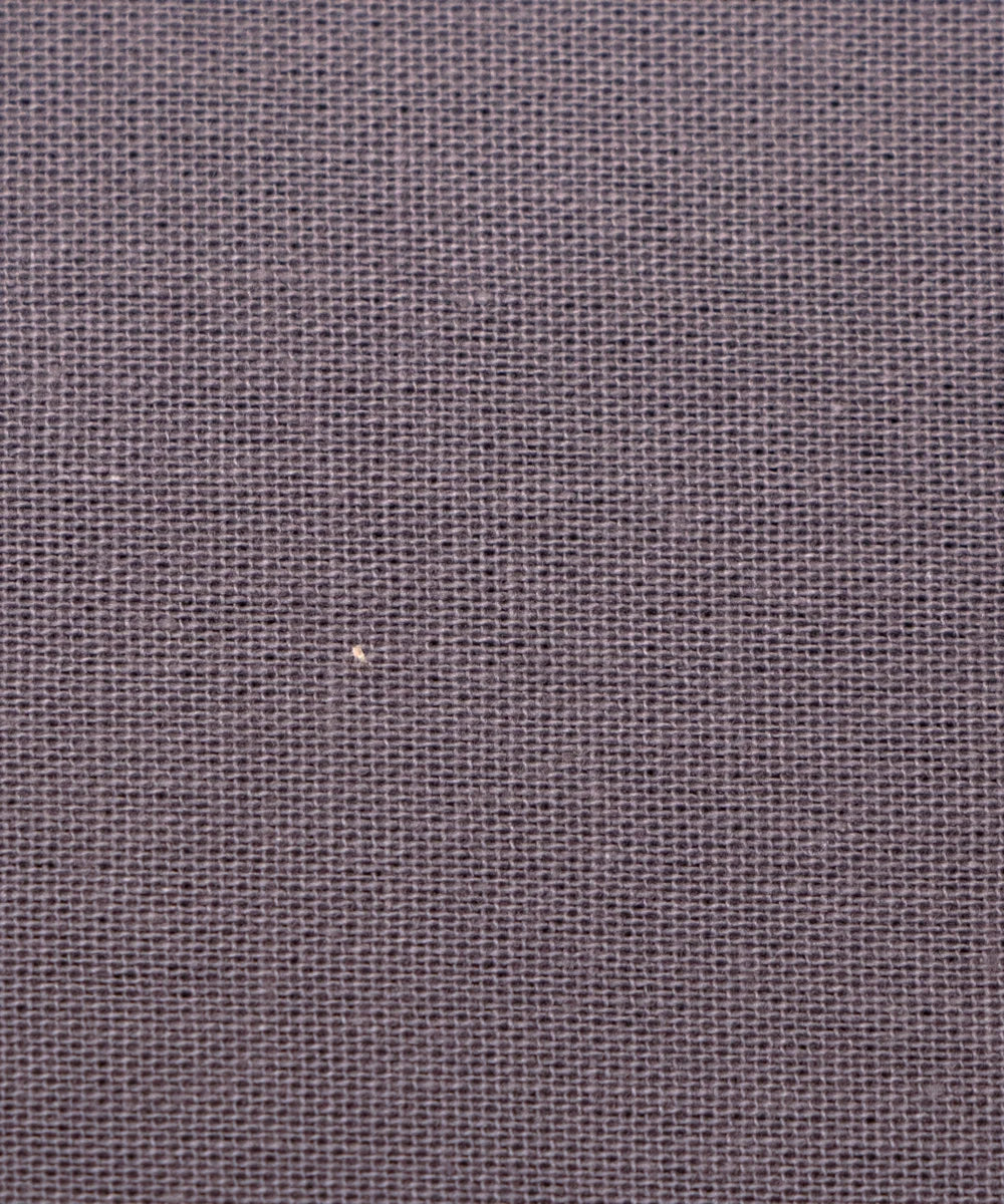Grey Plain Poplin Cotton Fabric