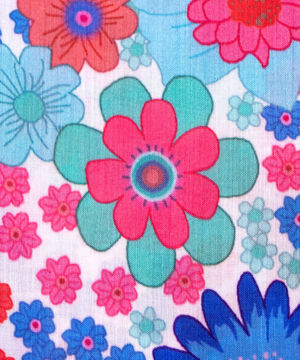 Printed Muslin Fabric Material Online